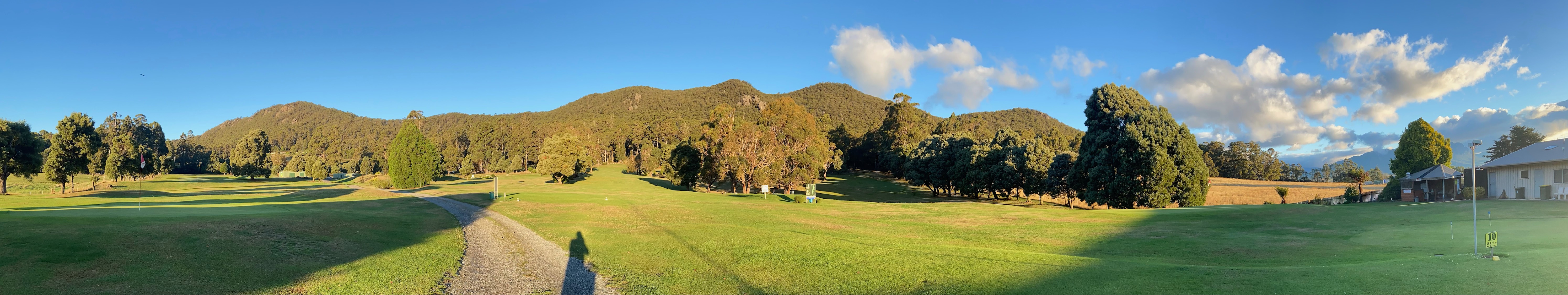 Panorama from the clubhouse