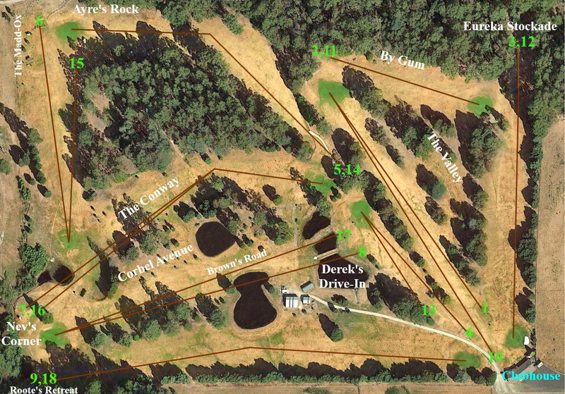 Aerial View of Course